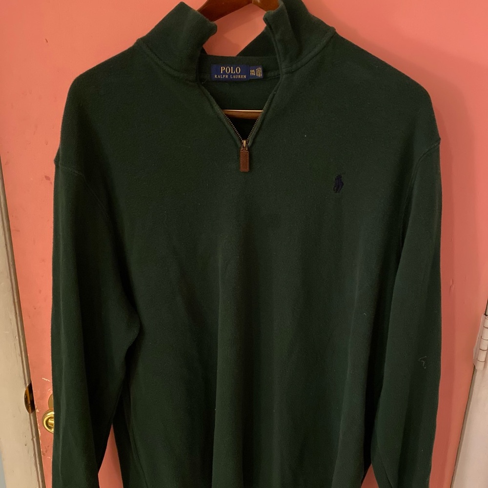 Men’s Ralph Lauren Green Half Zip